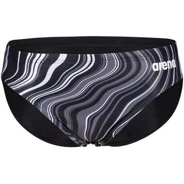 ARENA MARBLED Swim Briefs Black/Grey 2023 0